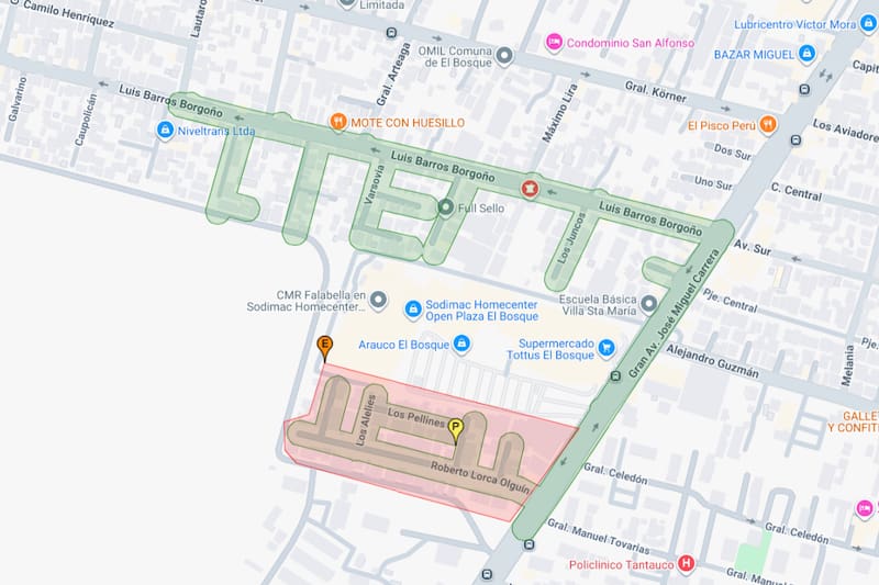 La comuna verá el servicio interrumpido en dos sectores durante la tarde de este miércoles. Créditos: Aguas Andinas.