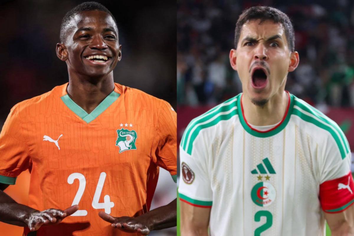 Ambas selecciones sellaron su paso a cuartos de final de la Copa de África hoy. Foto: Costa de Marfil y Argelia en Instagram.