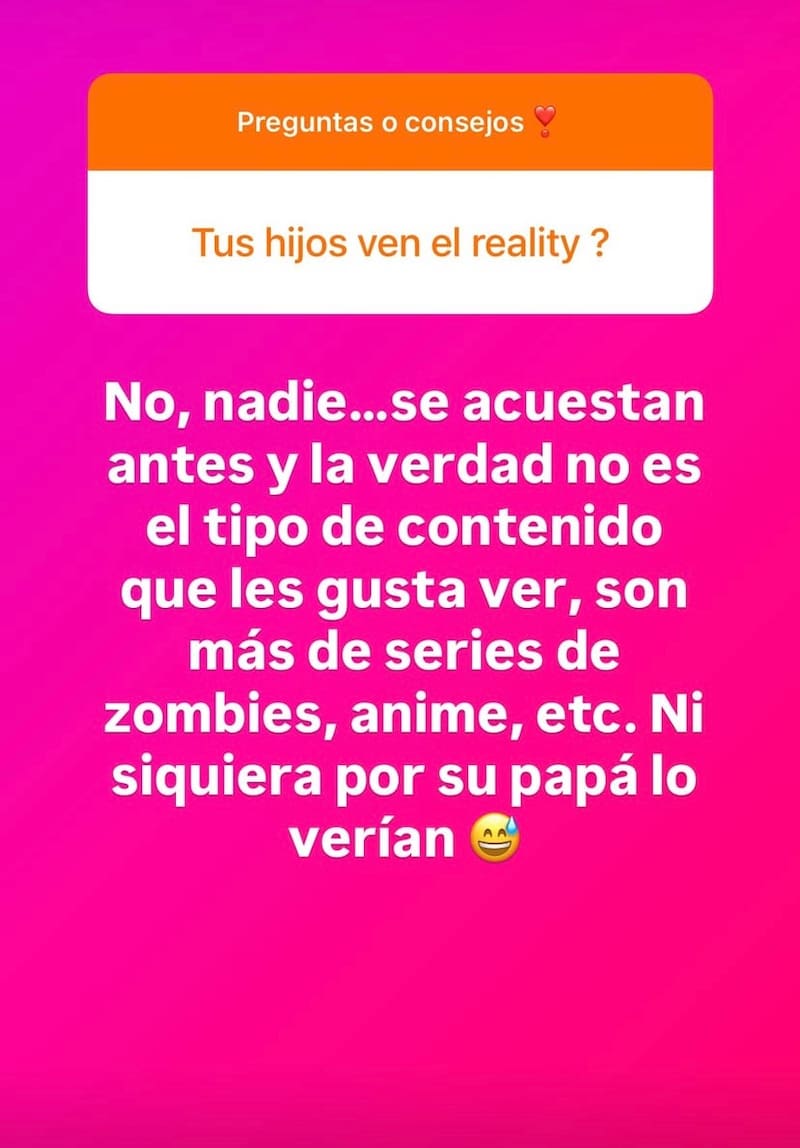 La modelo respondió a polémica pregunta.