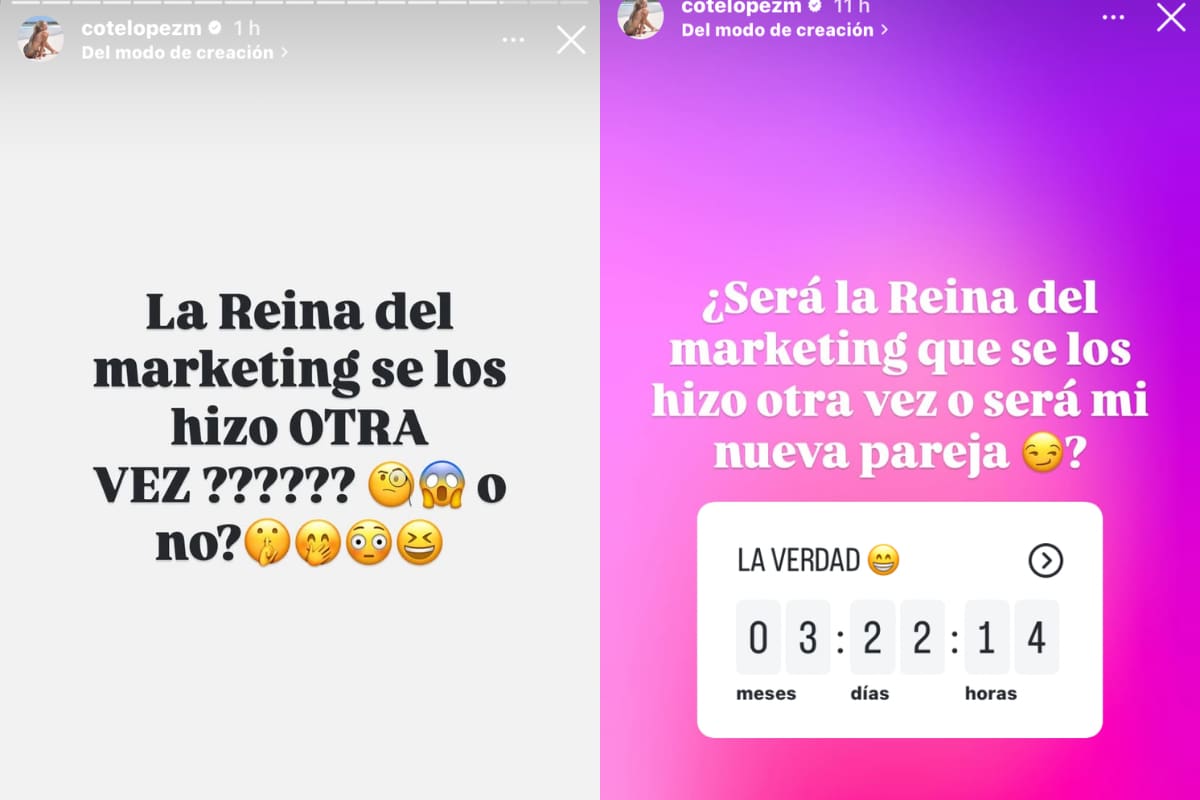 La modelo estaría promocionando sus productos de belleza.