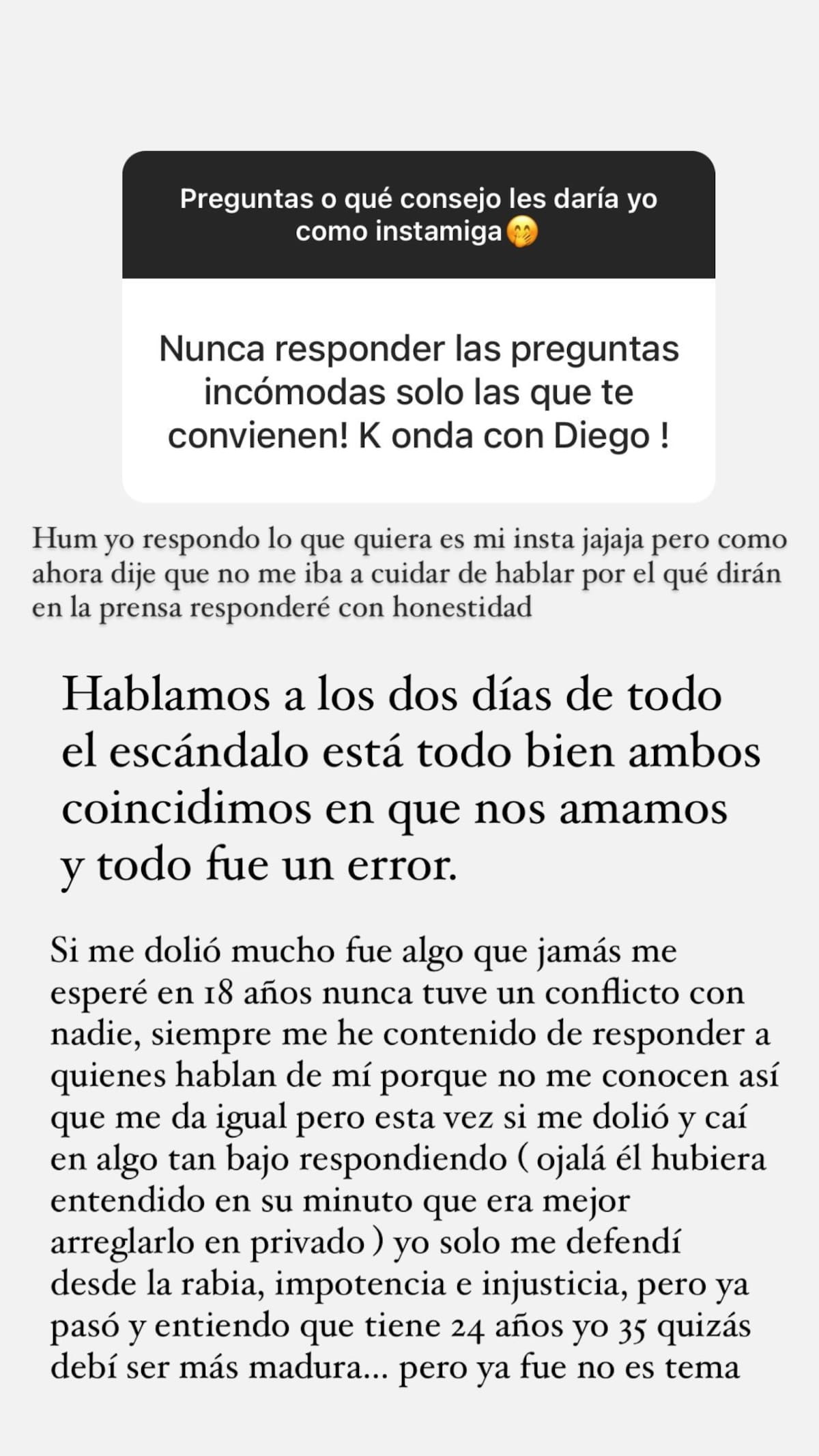 Coté López aseguró que están bien su hijastro, Diego Jiménez.