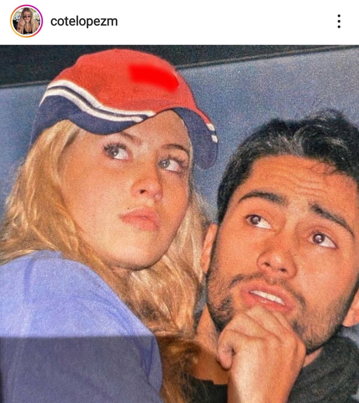 Foto original en la que se inspiró el cuadro. Créditos: Instagram Coté López