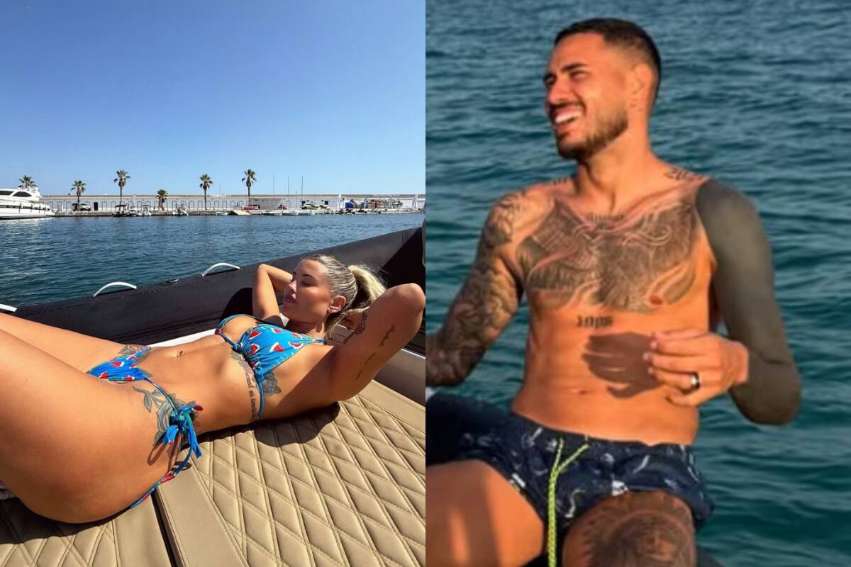 La modelo habría compartido el mismo lugar que el futbolista.