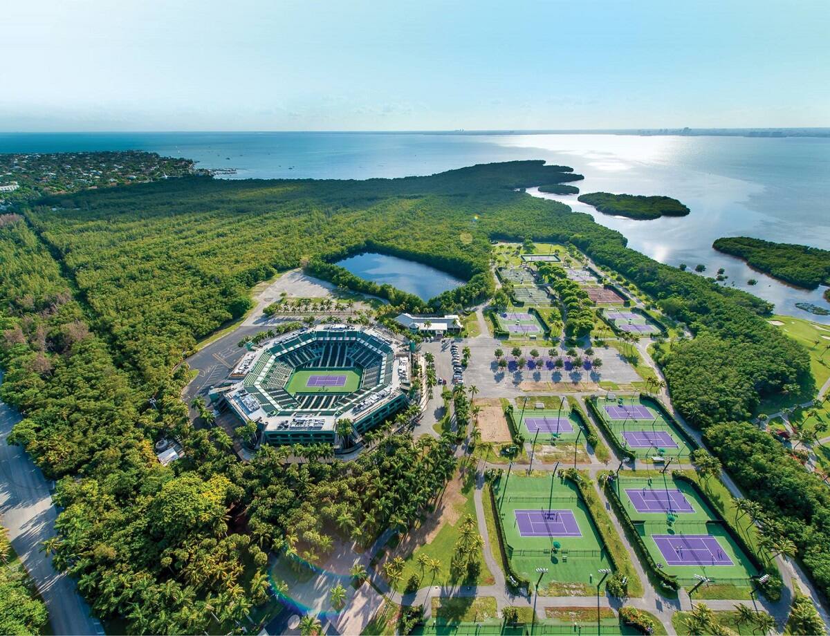 La vieja casa del Masters 1000 de Miami. EFE