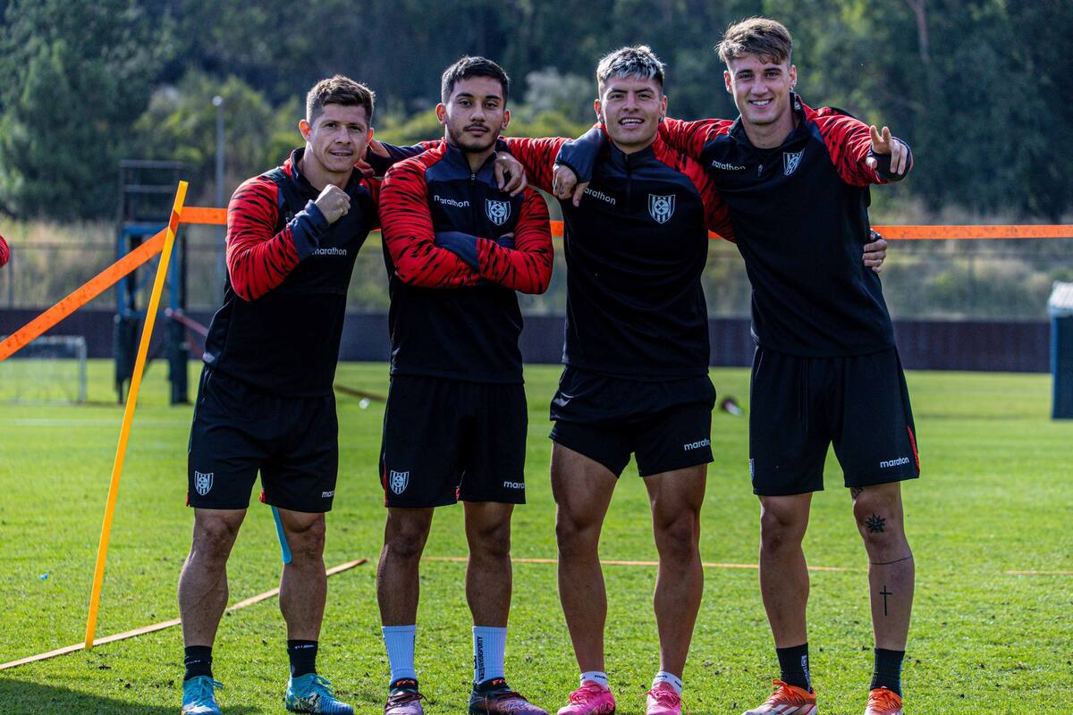 El delantero ya entrena con normalidad en Huachipato. (Foto: Huachipato)