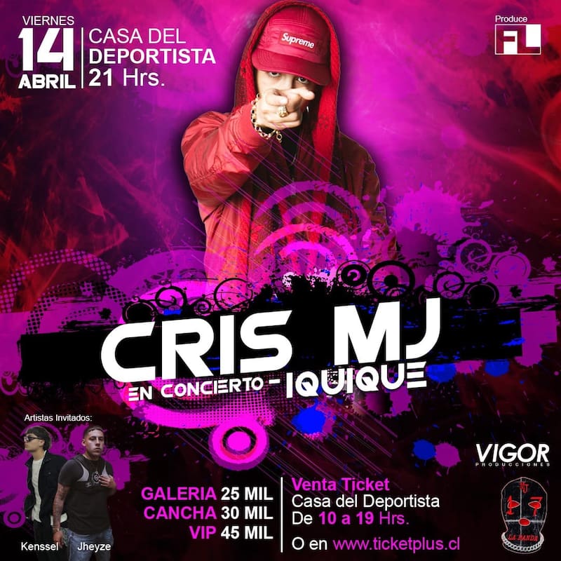 El cantante urbano tenía programado presentarse en Iquique, pero se molestó debido a la poca convocatoria / Facebook