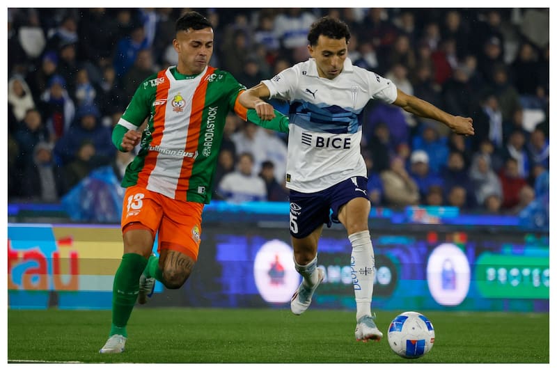 En la fecha 22 del torneo pasado contra Universidad Católica. Foto: Andrés Pina, ATON.