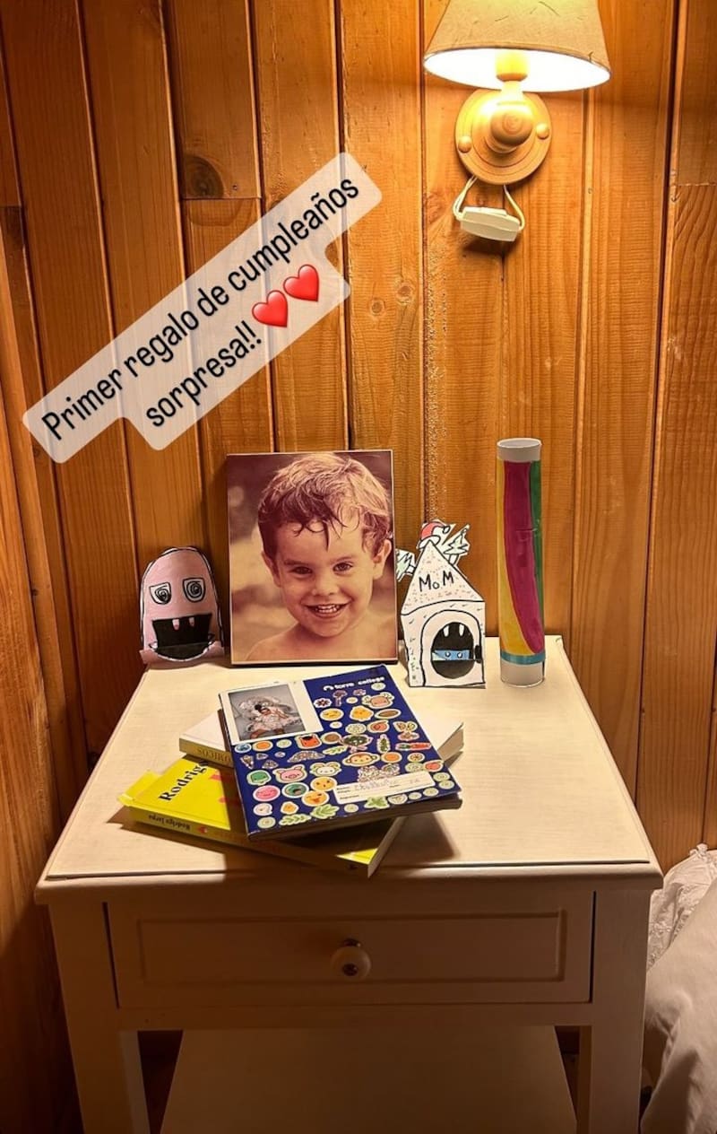 Cristián Arriagada recibió regalos al despertar. Créditos: Instagram