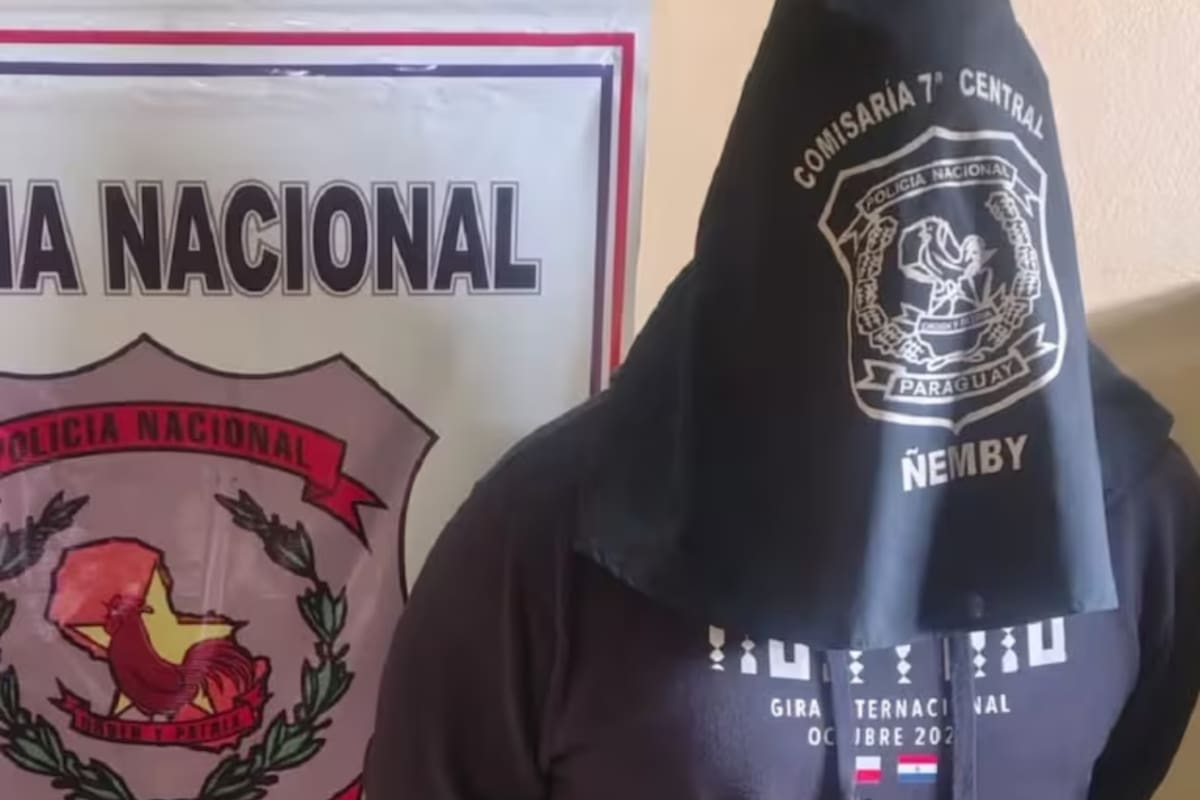 El exdelantero paraguayo arrestado en Paraguay.