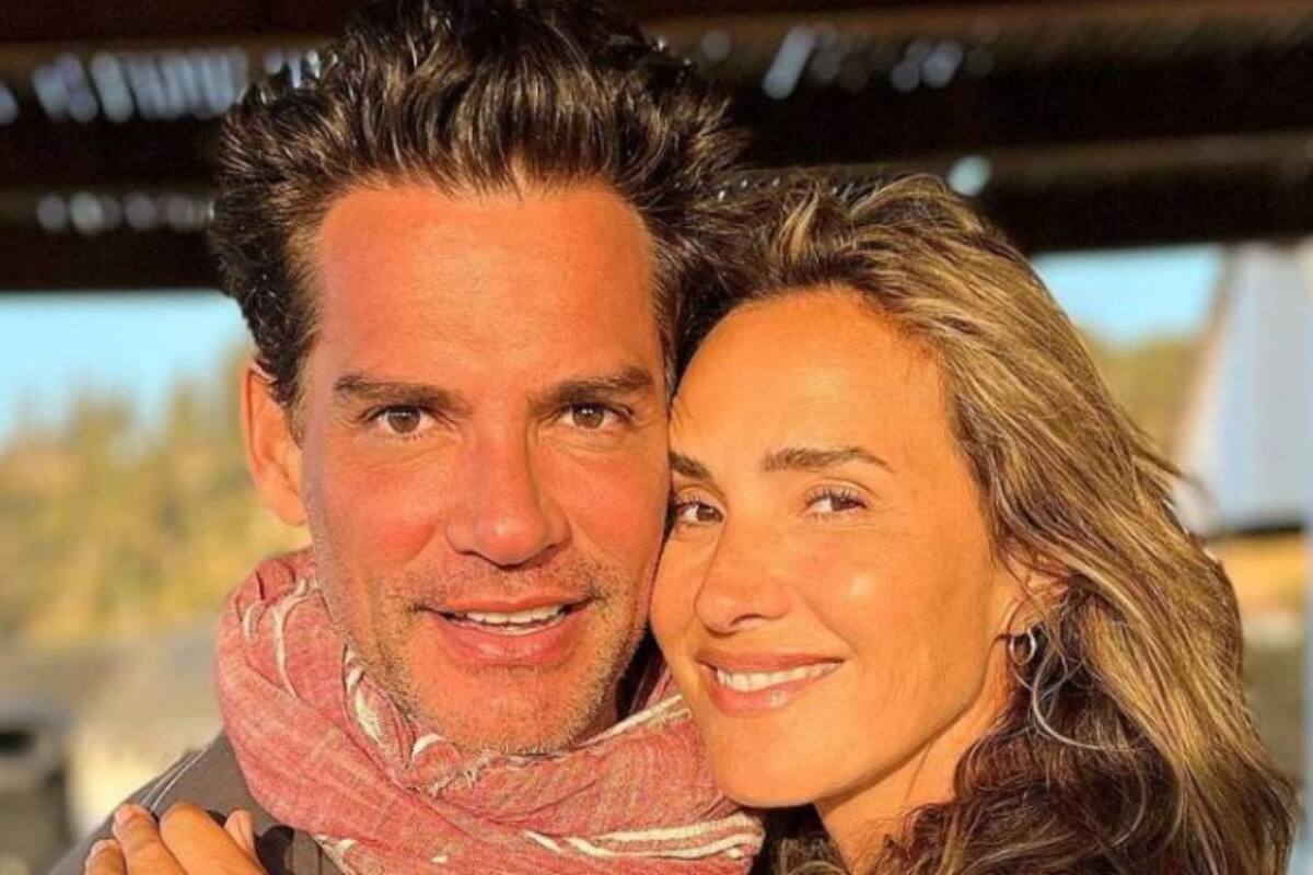 Cristián de la Fuente junto a Angélica Castro