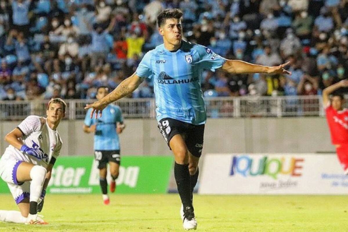 El delantero en su paso por Deportes Iquique.