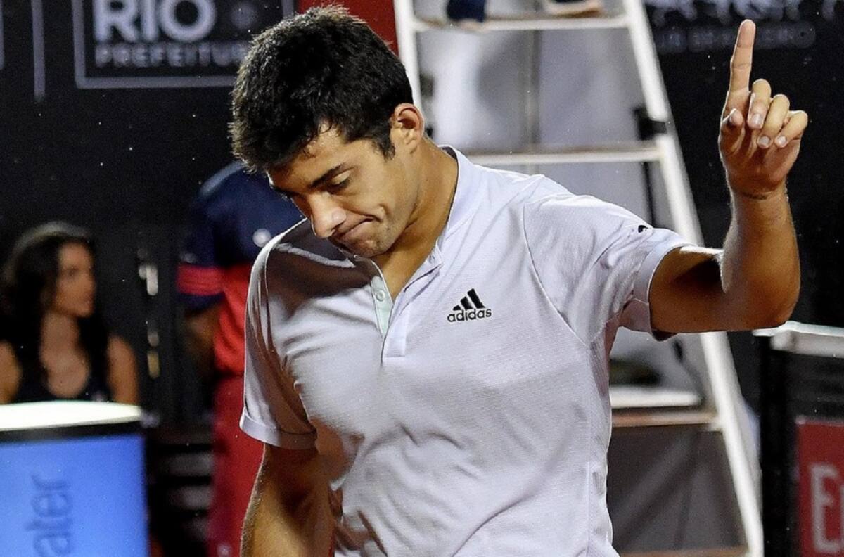 Partido entre Cristián Garín y Borna Coric fue suspendido en el ATP 500 de Río