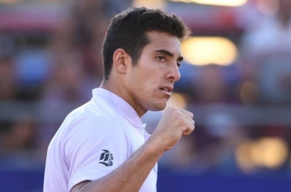 Cristian Garin avanza en sufrido partido en el ATP 500 de Río