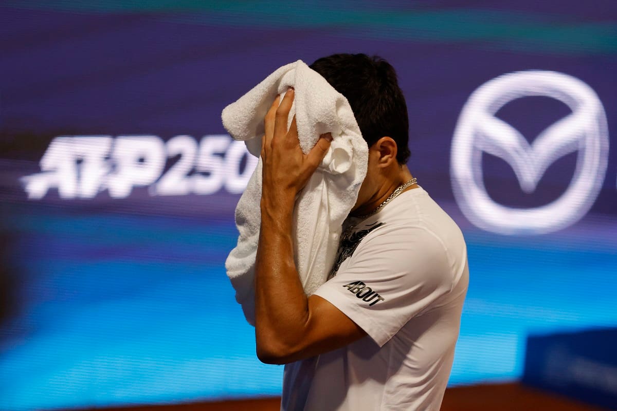 perdió ante el 153 del mundo en un partido que dominaba con tranquilidad. Agencia Aton