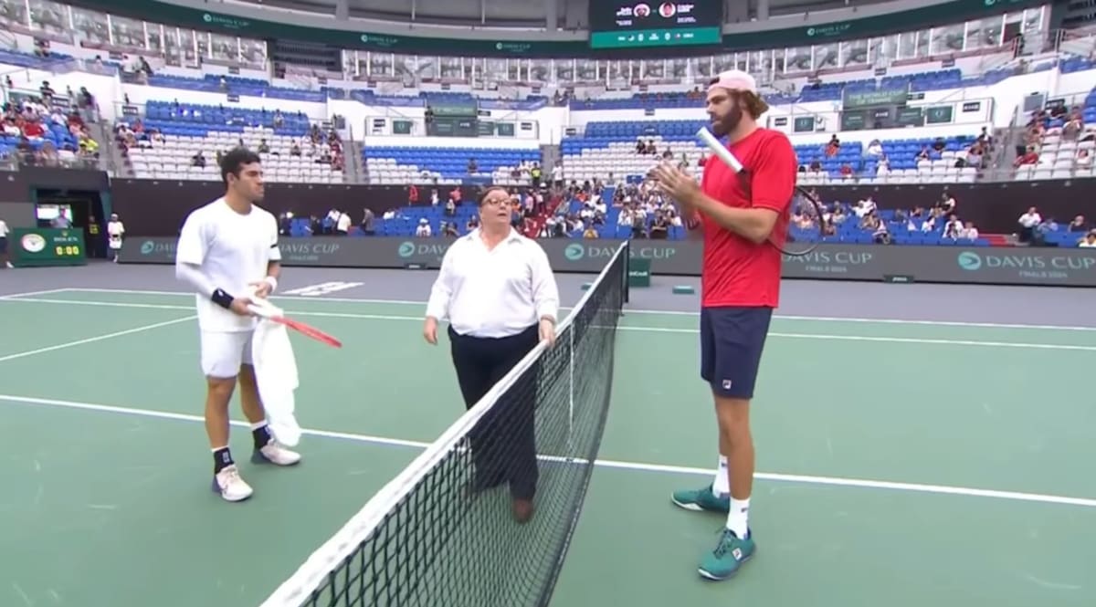Cristian Garin espera darle el primer punto a Chile en la serie.