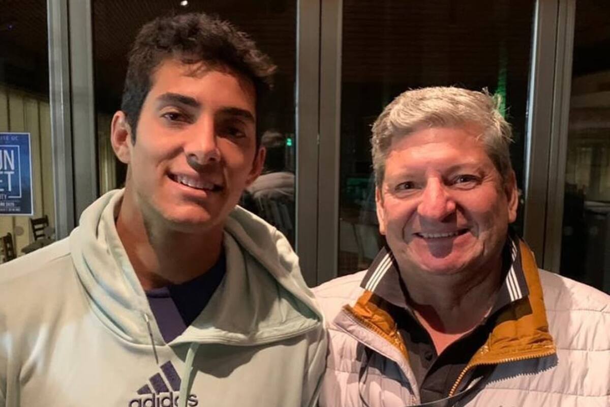 El tenista chileno sufrió la muerte de su padre el pasado viernes.