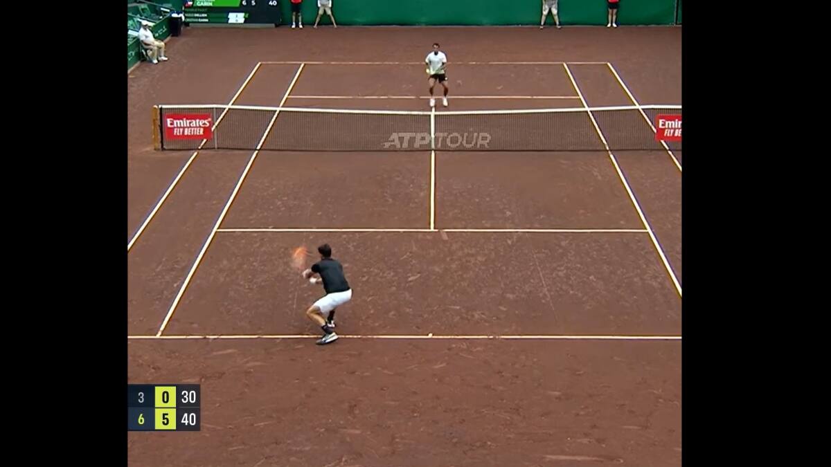 VIDEO | ¡Gran revés! El match point de Cristian Garin para vencer a Hugo Dellien en el ATP de Houston