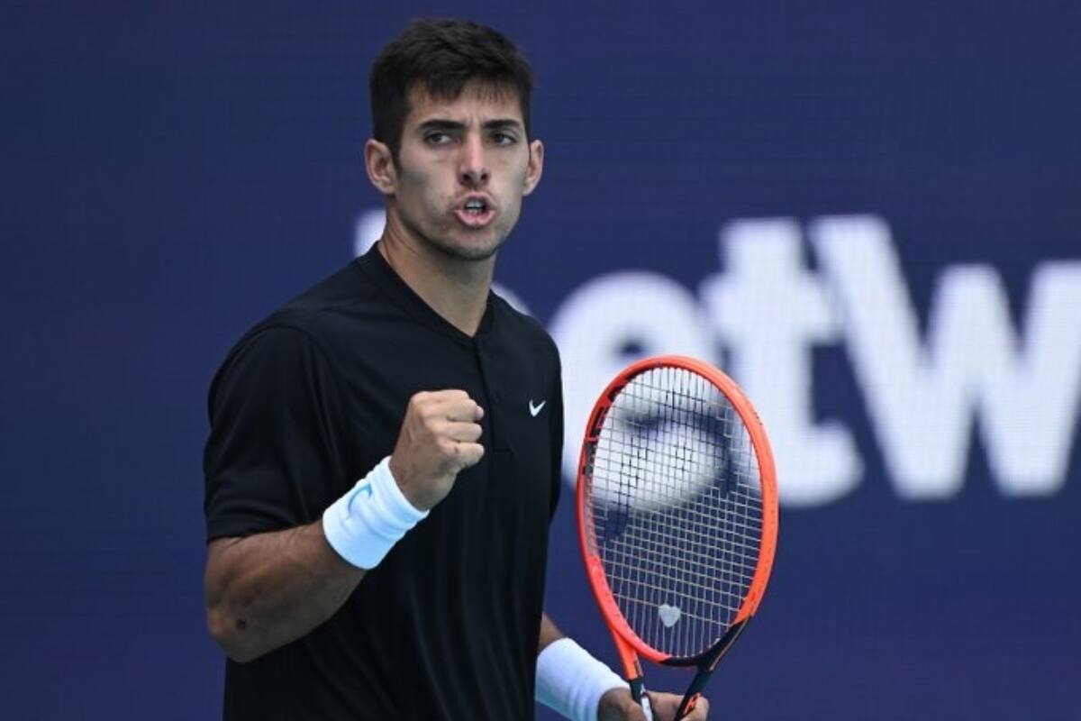 Cristian Garin superó a un difícil Sebastián Báez y se instaló en tercera ronda del Masters 1000 de Miami (ATPTour_ES, Twitter)