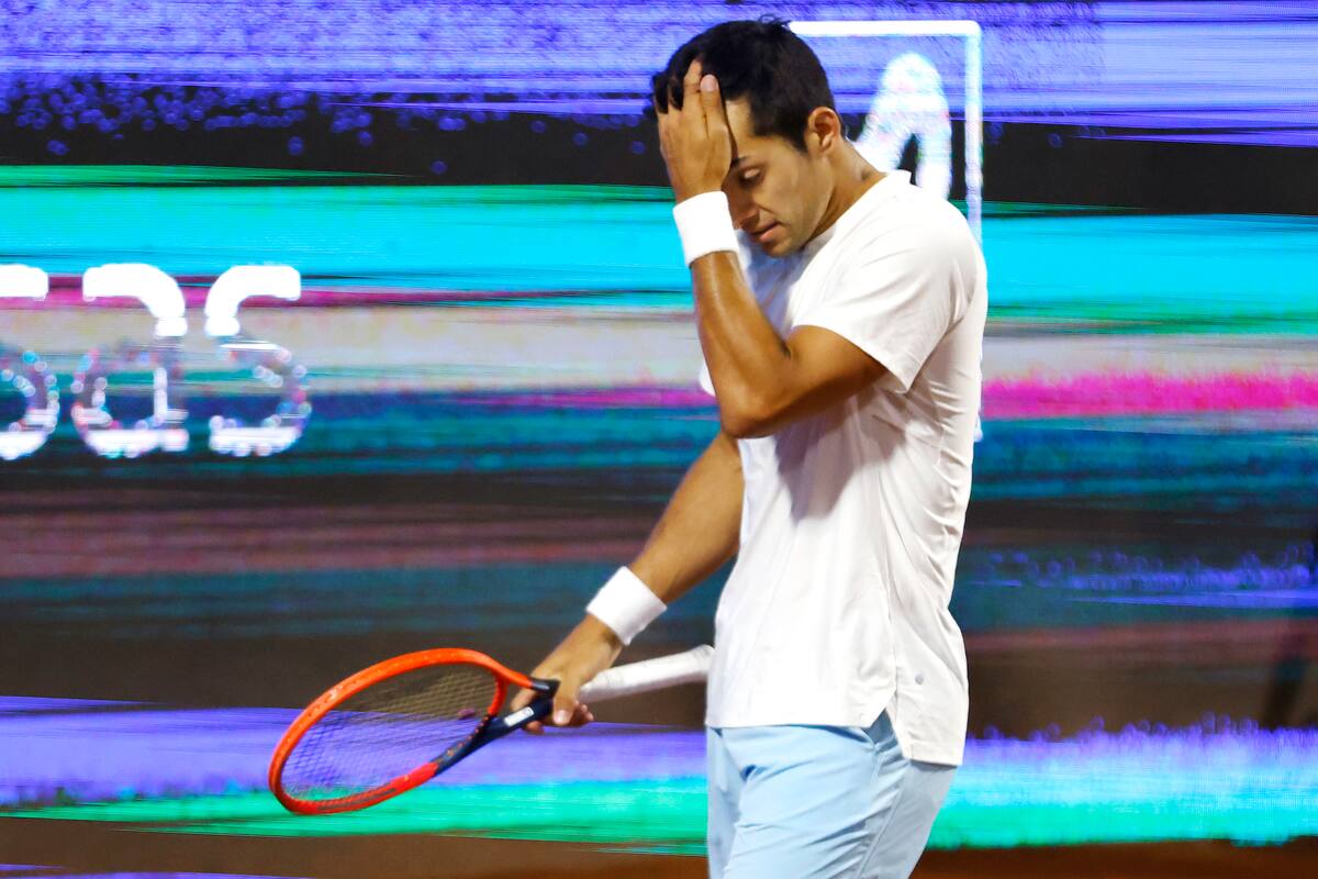 Cristian Garin se despide del ATP de Santiago (Foto: Aton)