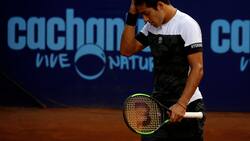 Cristian Garin saboreaba el triunfo pero tuvo que retirarse del ATP de Córdoba