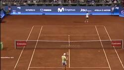 Así relató la transmisión internacional el match point de Cristian Garin en su estreno en el Chile Open