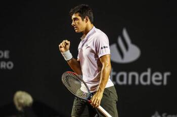 Gran reacción de Cristian Garin para superar la primera ronda en el Challenger de Tampere