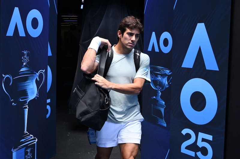 Fue el chileno que más lejos llegó en Australia. EFE