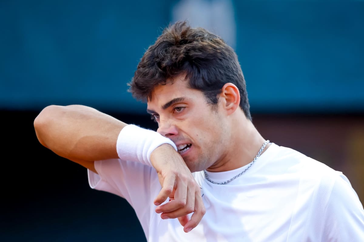 El tenista chileno no pudo en Australian Open.