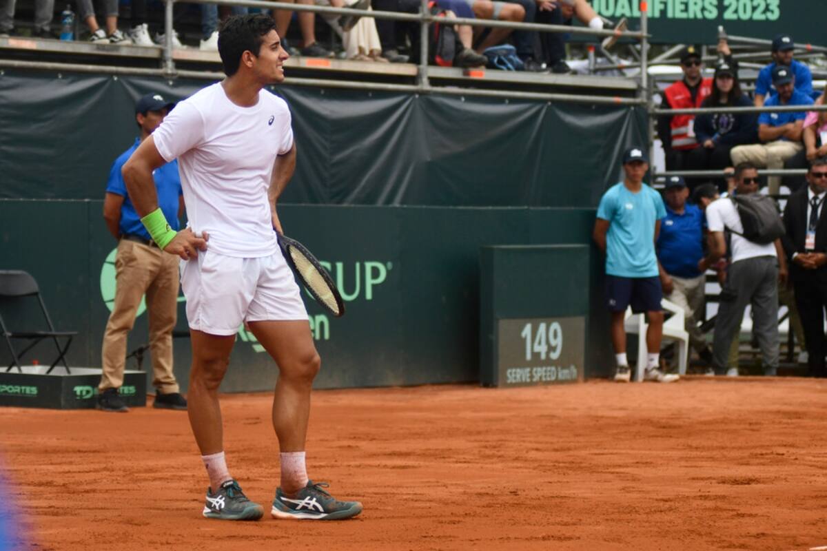 El tenista nacional quedó eliminado del ATP 250 de Córdoba. Foto: Aton