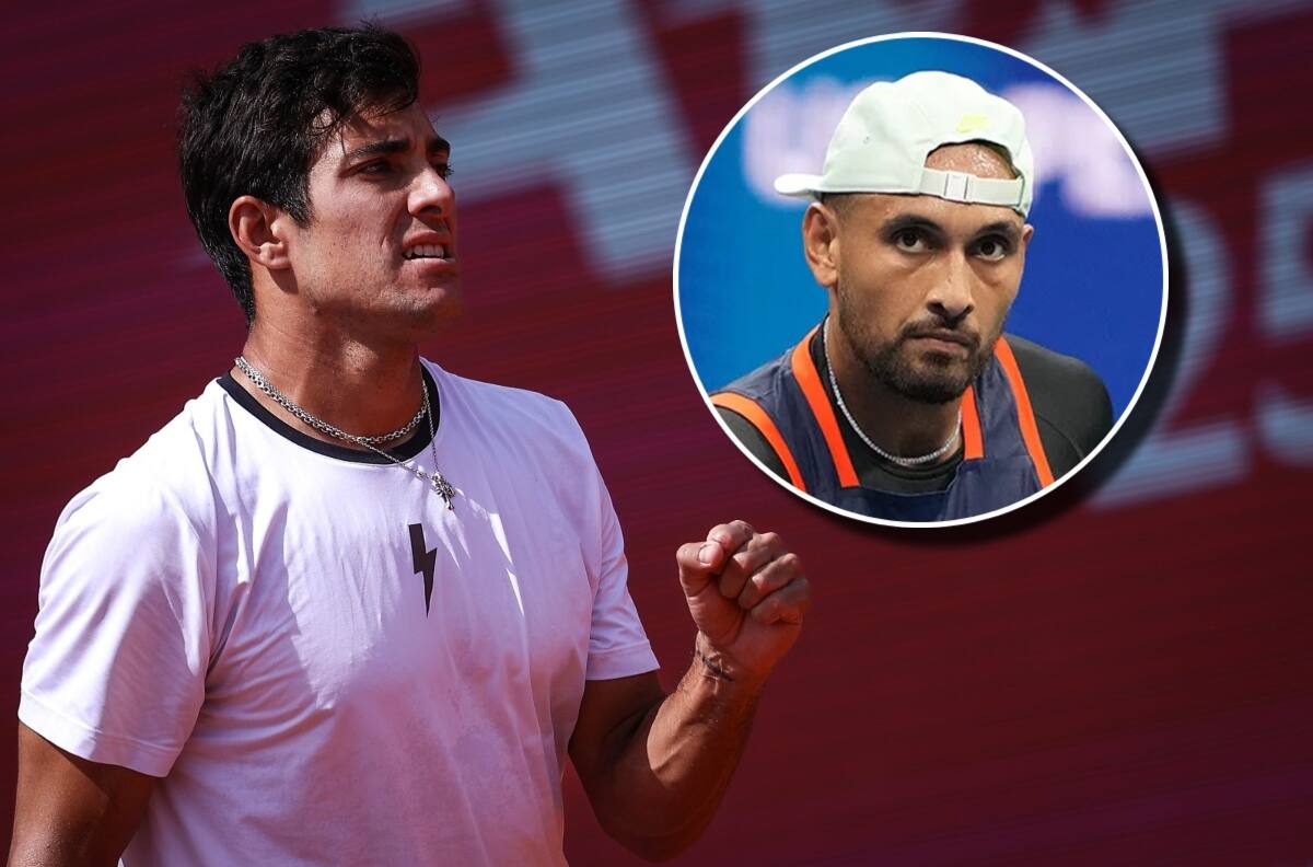No se guardó nada: Nick Kyrgios le cae con todo a Cristian Garin tras polémico punto en el ATP de Estoril