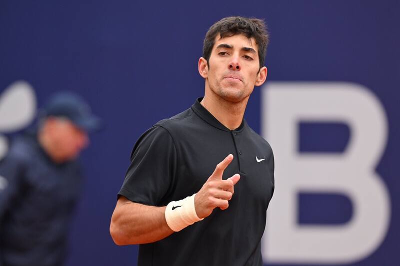 Cristian Garin derrotó a Pedro Cachín en el Masters 1000 de Roma