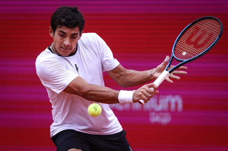 Cristian Garin en el ATP de Estoril. EFE