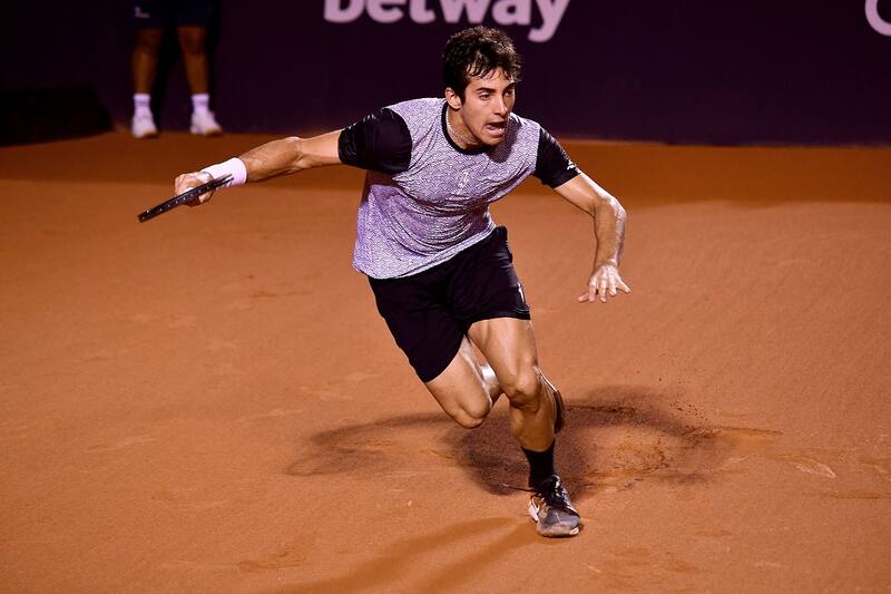 Cristian Garin en el ATP de Río. Crédito: ATP de Río