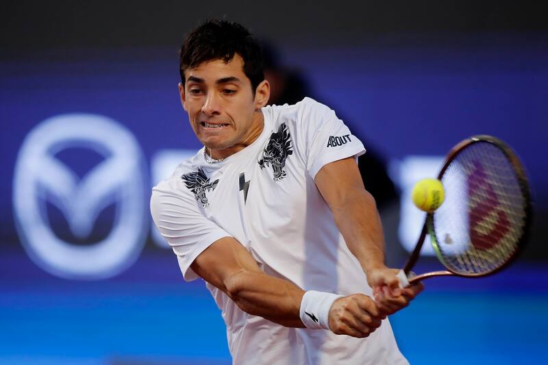 Cristian Garin festejó en Portugal.