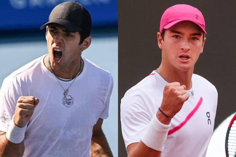 serán rivales esta noche en el ATP 500 de Río de Janeiro.