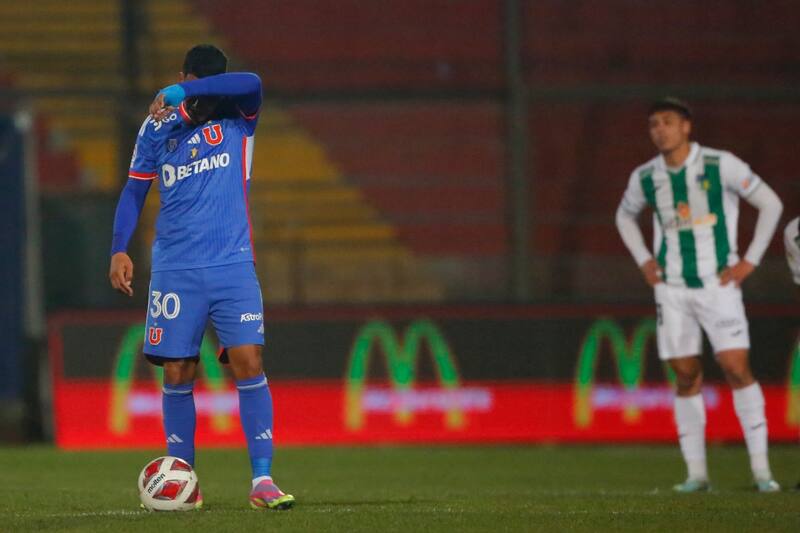 en caída de Universidad de Chile contra O'Higgins.
