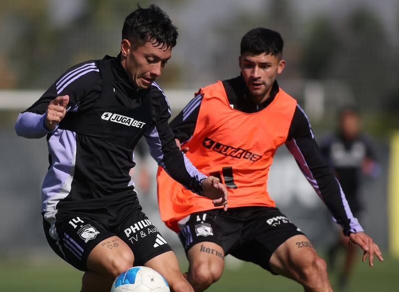 está cortado por Jorge Almirón. Foto: @colocolooficial.