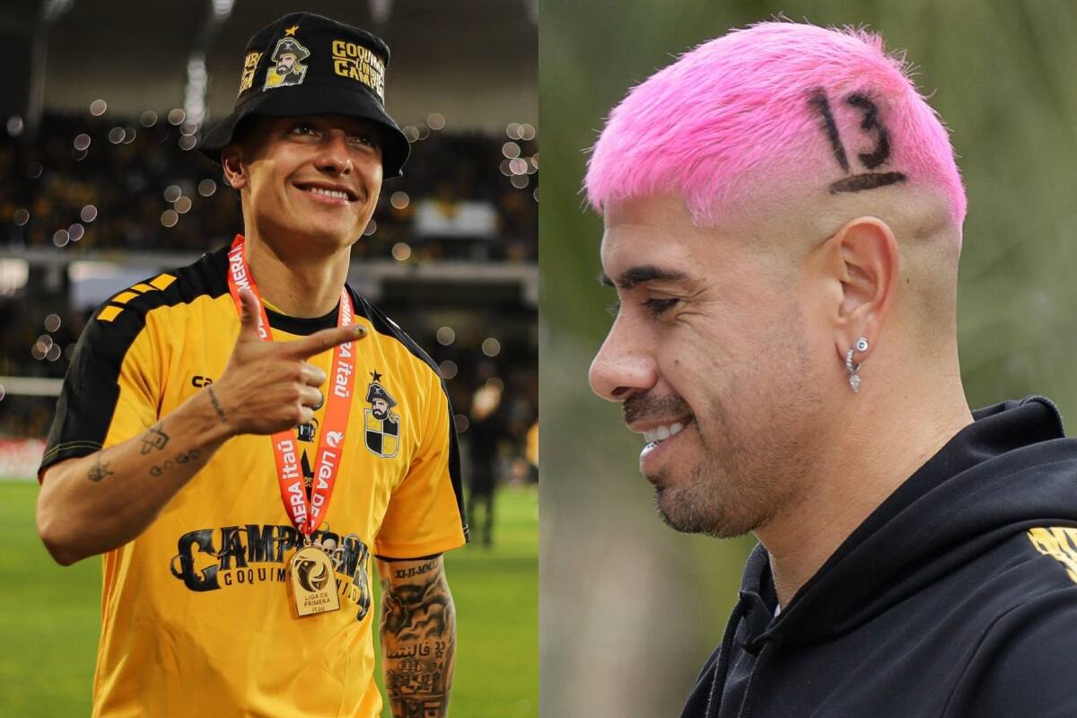 El delantero estrenó nuevo look.