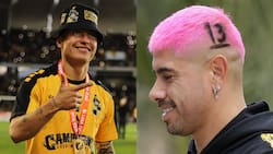 A lo Mono Sánchez: el extravagante nuevo look de Cristián Zavala tras el título con Coquimbo Unido