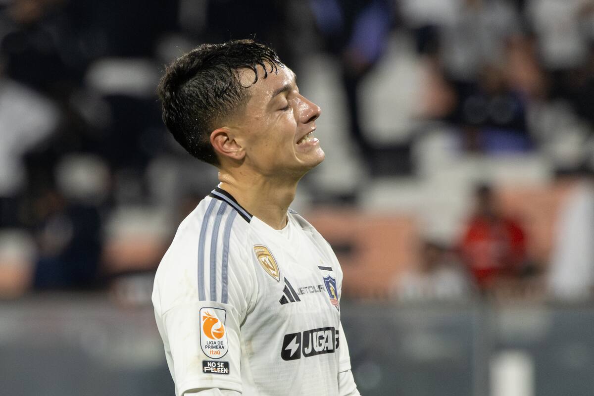Cristián Zavala en el duelo de Colo Colo frente a Ñublense por la Liga de Primera 2025. Foto: Felipe Escobedo