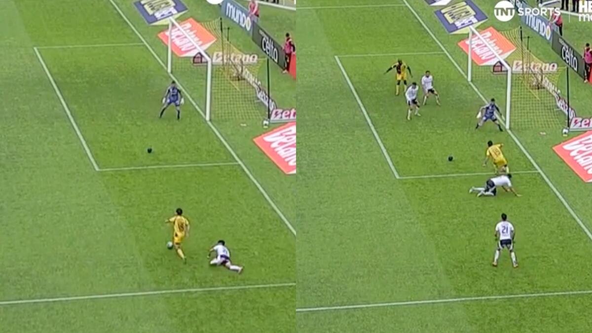 VIDEO | La notable jugada donde Cristián Zavala dejó a dos jugadores de Colo Colo en el suelo