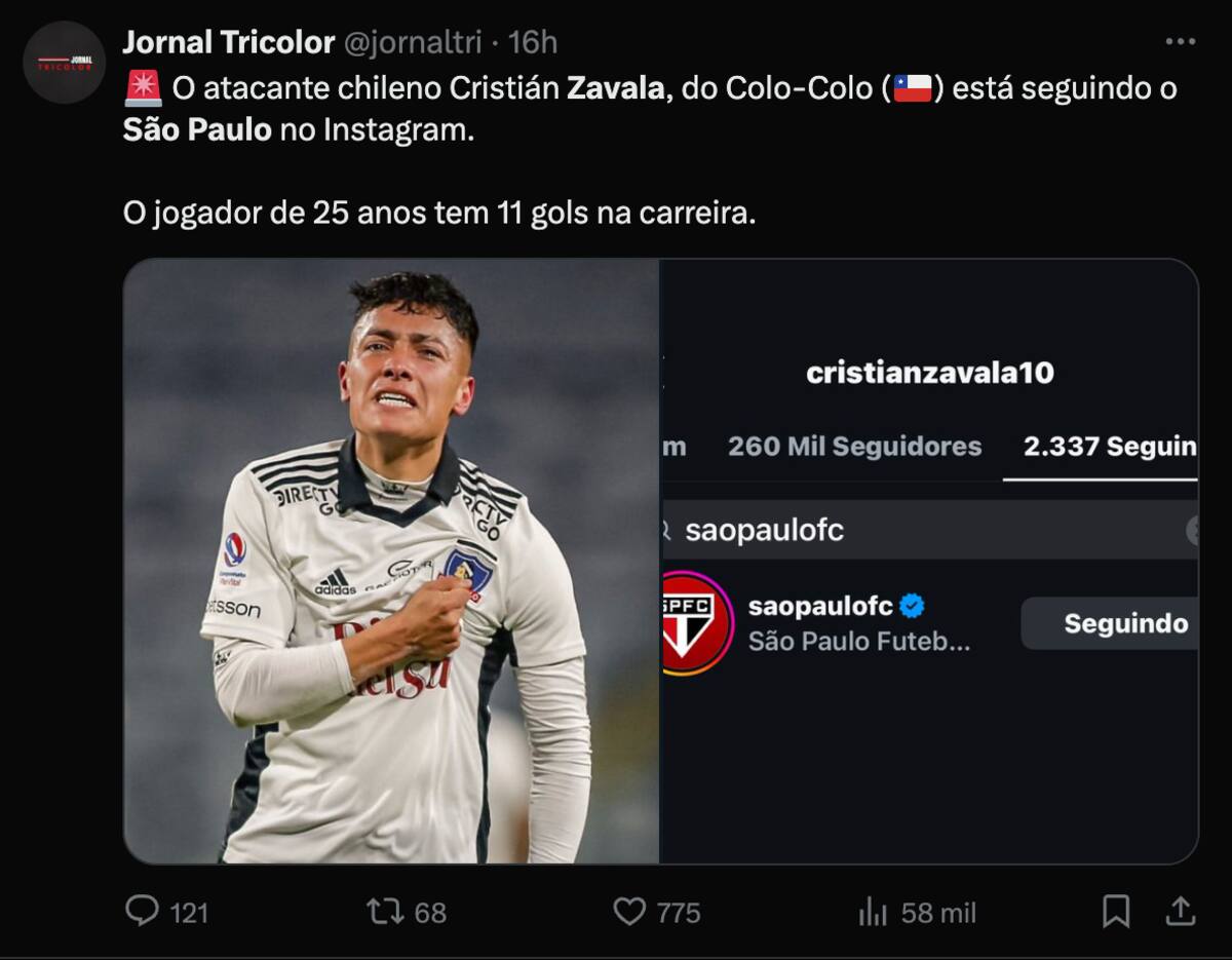 El delantero es furor en Brasil.