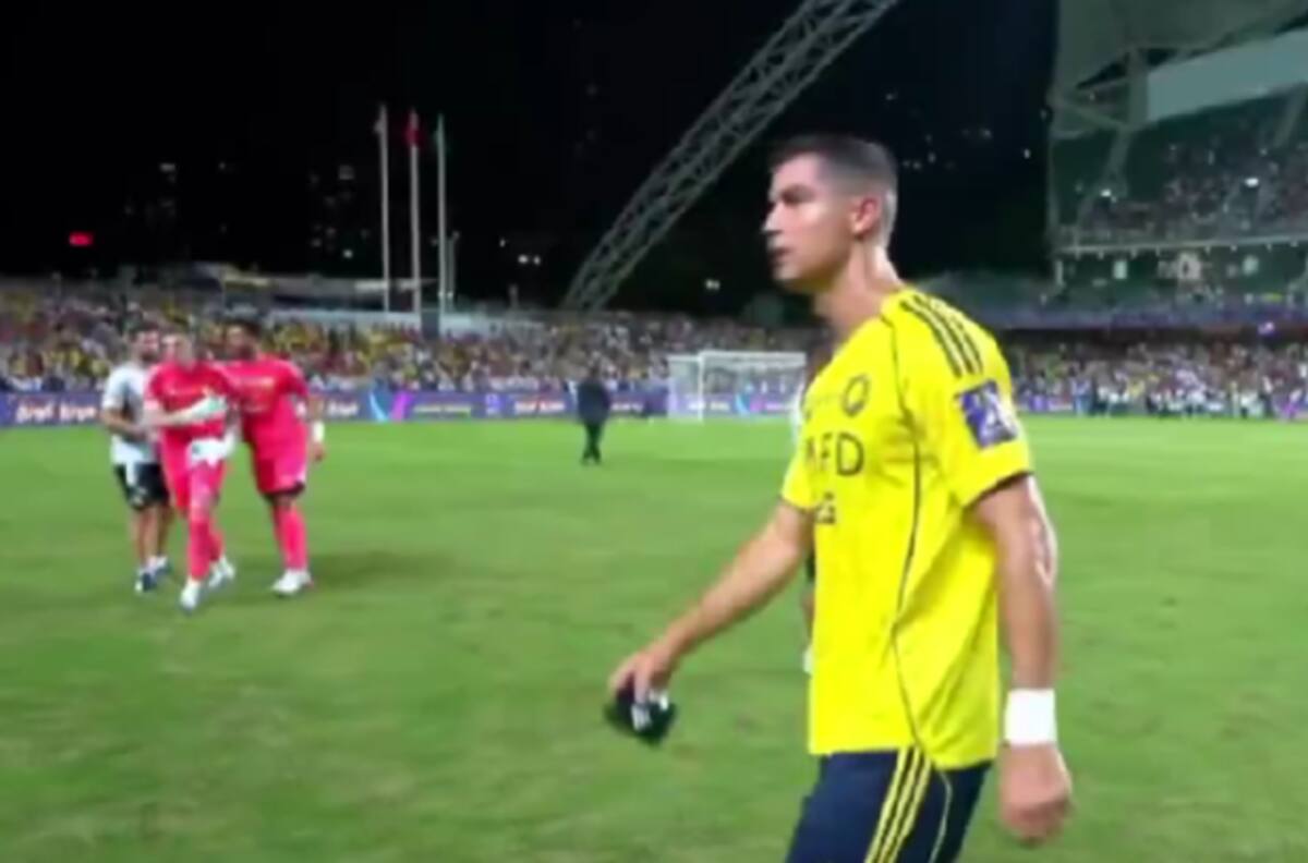 Se hizo viral: la reacción de Cristiano Ronaldo tras perder la Supercopa de Arabia Saudita