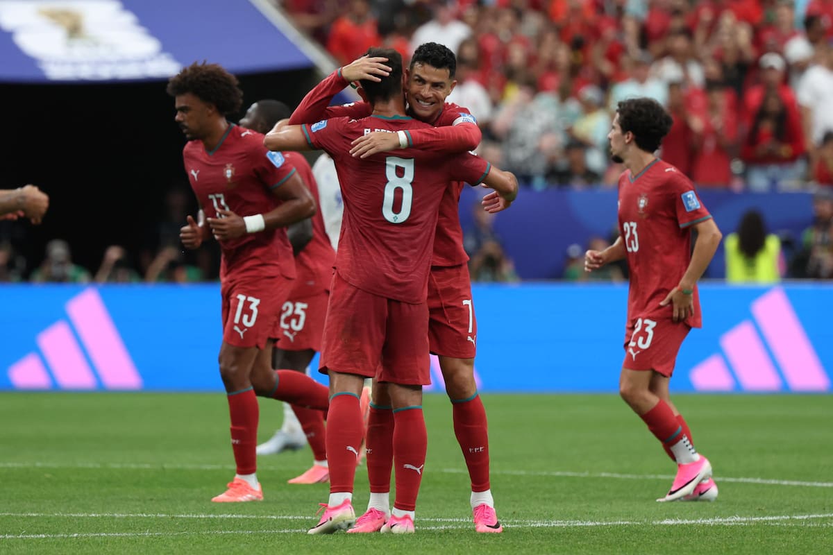Portugal goleó a Uzbekistán. Foto: EFE.