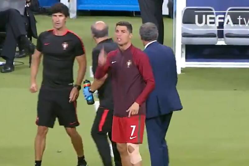 sufrió en la final de la Eurocopa 2016.