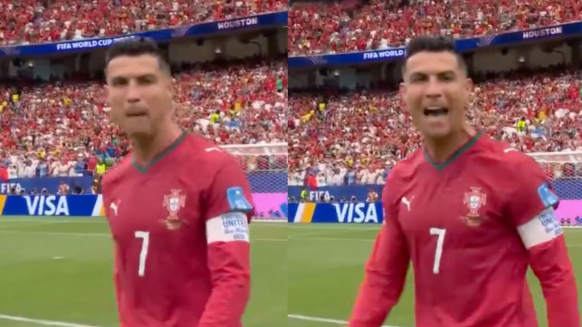VIDEO | Cristiano Ronaldo se dirigió a la cámara y le lanzó este mensaje a sus haters tras doblete en el Mundial