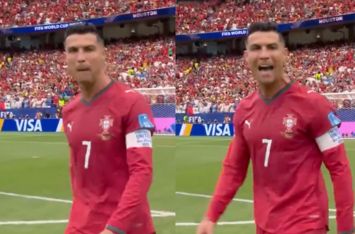 VIDEO | Cristiano Ronaldo se dirigió a la cámara y le lanzó este mensaje a sus haters tras doblete en el Mundial