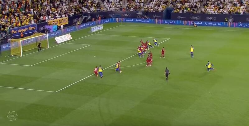 El golazo de Cristiano Ronaldo que inició la remontada del Al Nassr.