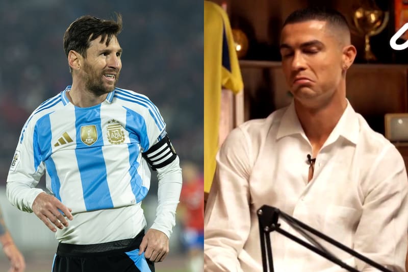 El portugués respondió a su eterna comparación con Lionel Messi.