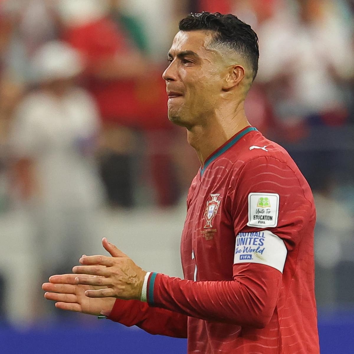 VIDEO | Cristiano Ronaldo no aguanta y rompe en llanto tras eliminación de Portugal del Mundial 2026